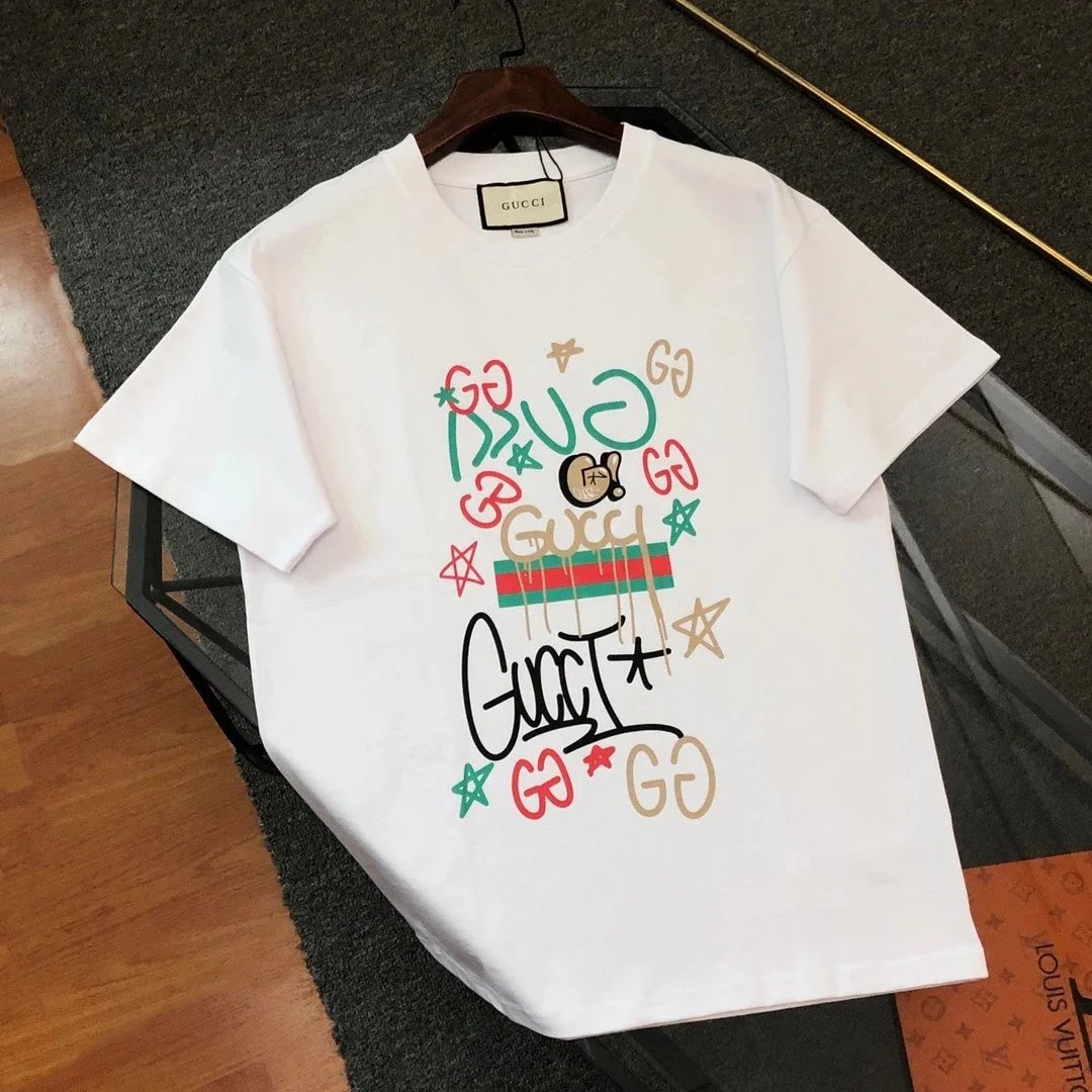Gucci T-Shirts Crewneck Logo Graphic — 25
