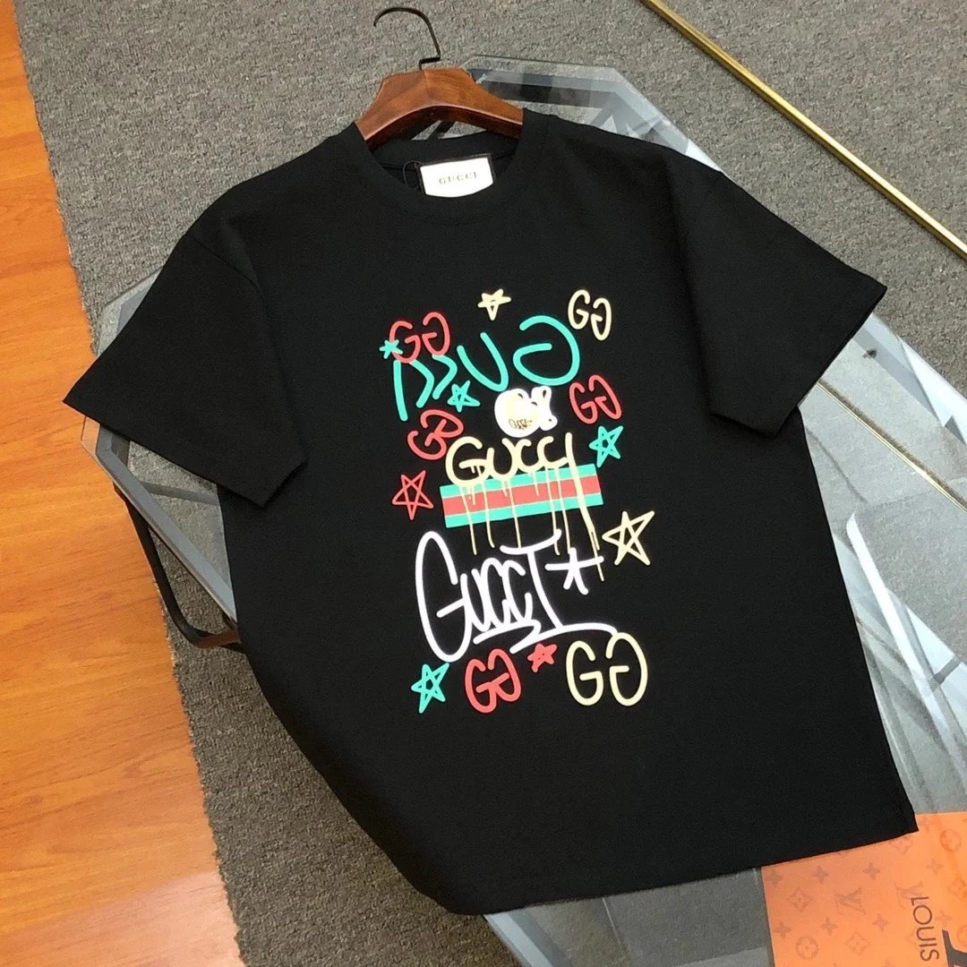 Gucci T-Shirts Crewneck Logo Graphic — 26