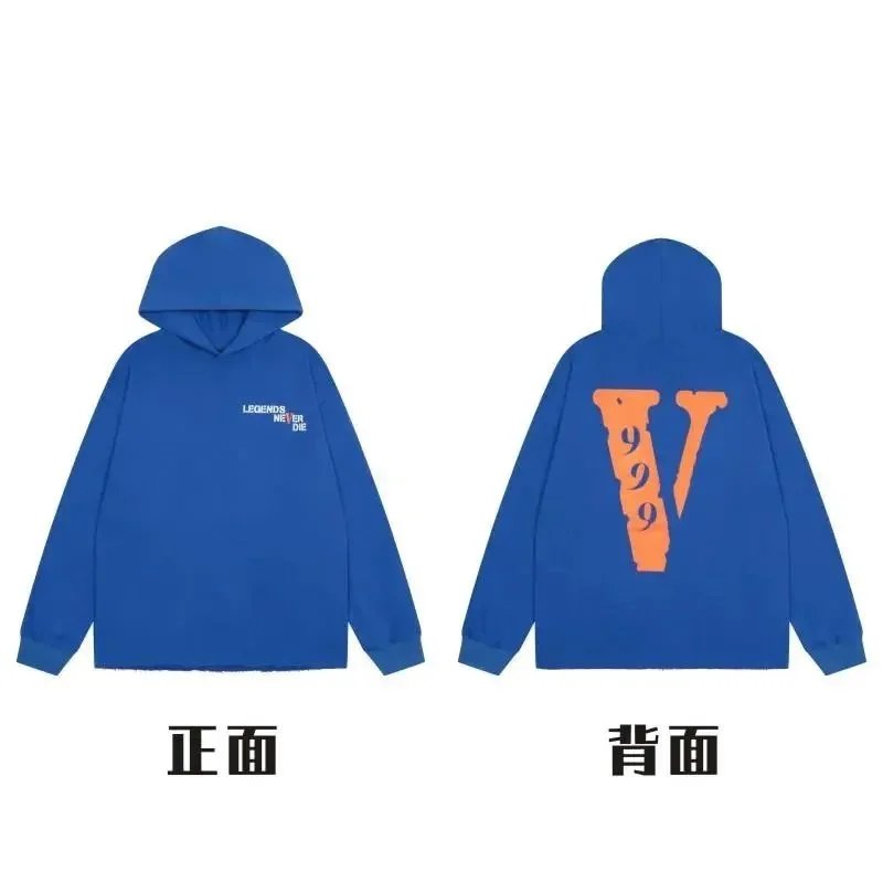 VLONE Vlone Legends Never Die Blue Hoodie Blue