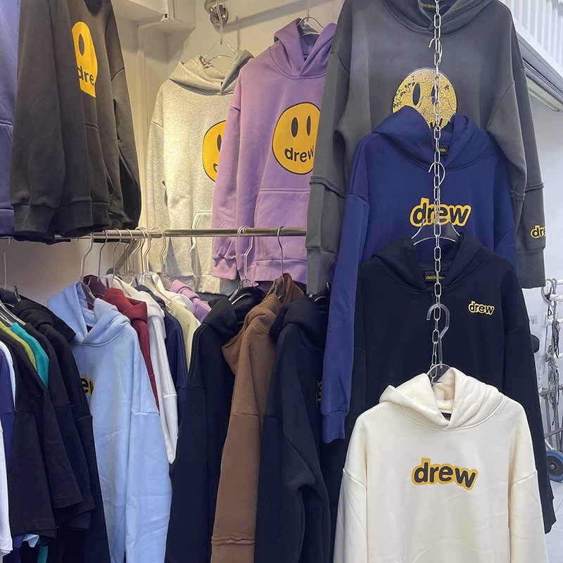 Drew House Smiley Face Hoodie Brown - 5