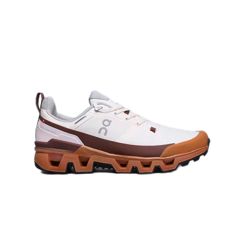 On On Cloudrock Trail Running Shoes - White/Brown White