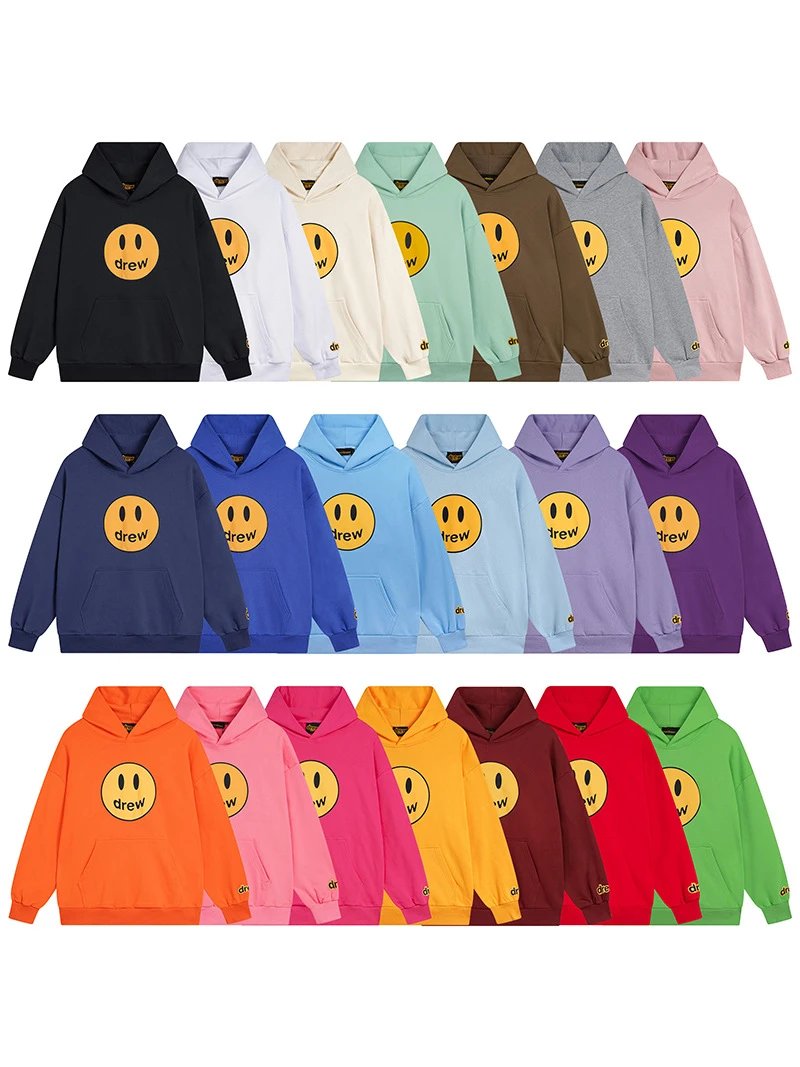 Drew House Smiley Face Hoodie Brown - 6