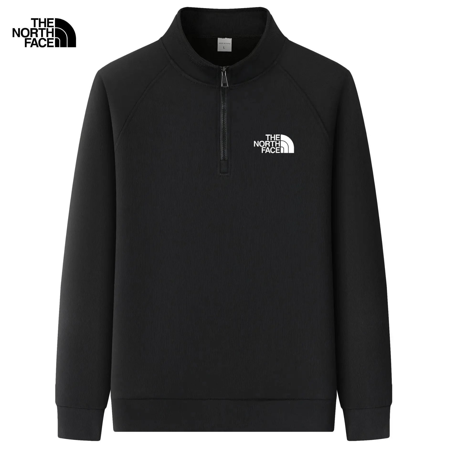 The North Face Black Half-Zip Pullover Sweater
