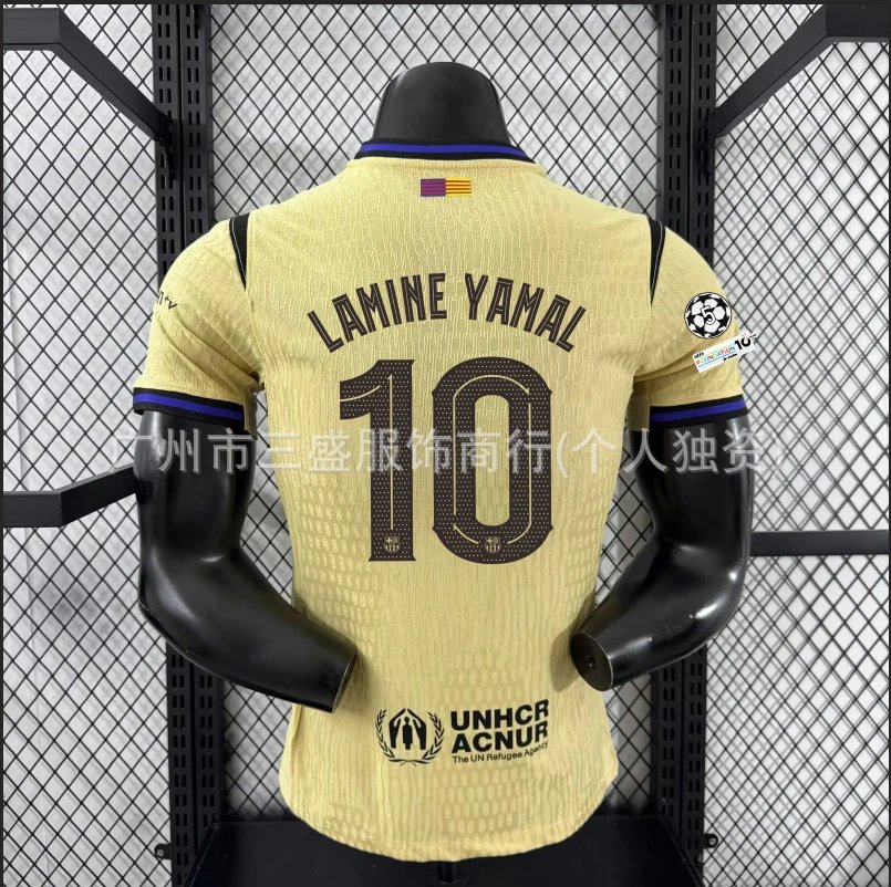 25-26 Barcelona Away Player Version #10