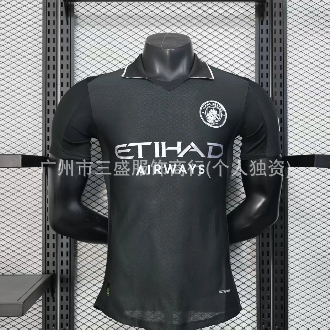 25-26 Manchester City Black Player Version