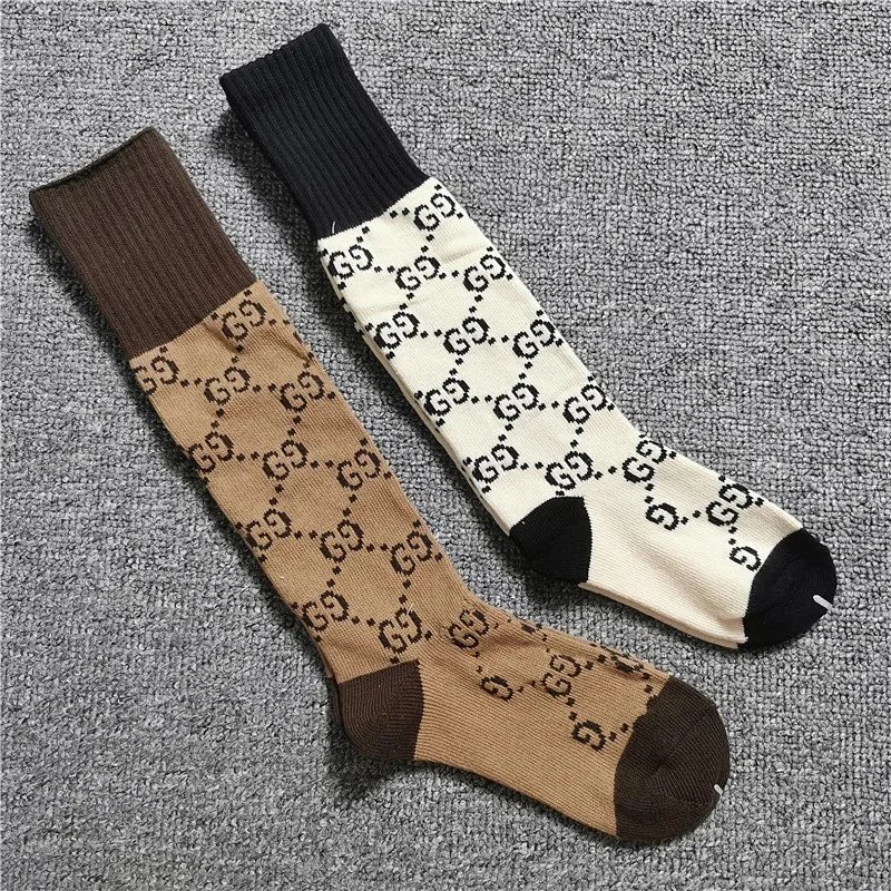 G long classical socks  brown