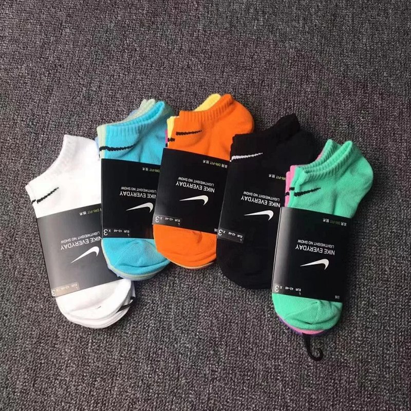 NK  socks2021原创三双装定制个性隐形袜