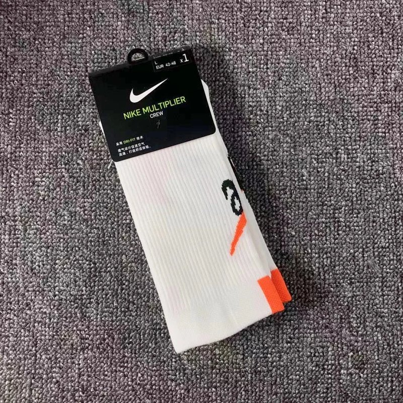 NK orange hook socks
