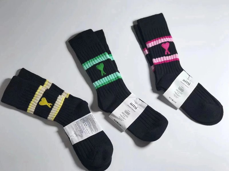 AMI black socks