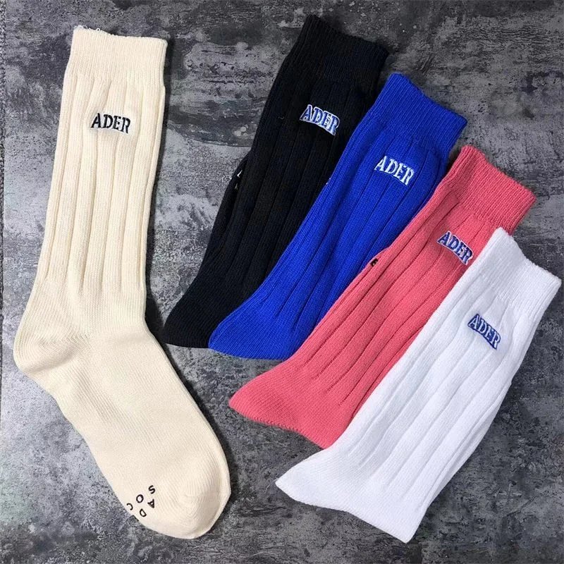 ADER socks ADER刺绣LOGO