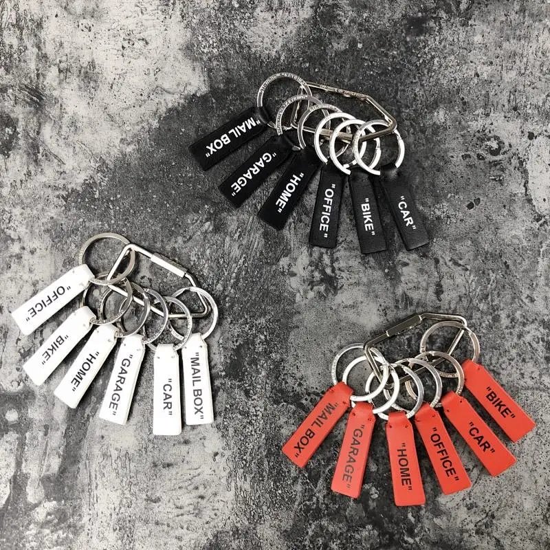 OFF White Label Keyring