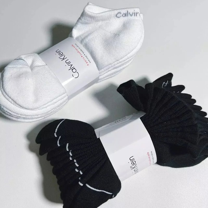 KK 6 pairs towel bottom socks