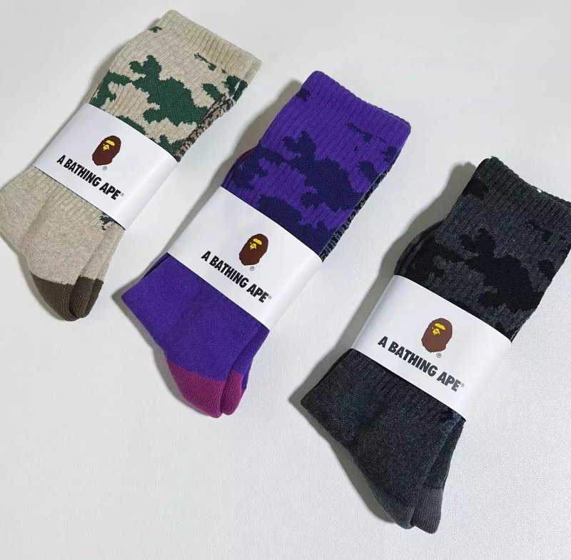 BAPE 2023 towel camouflagesocks