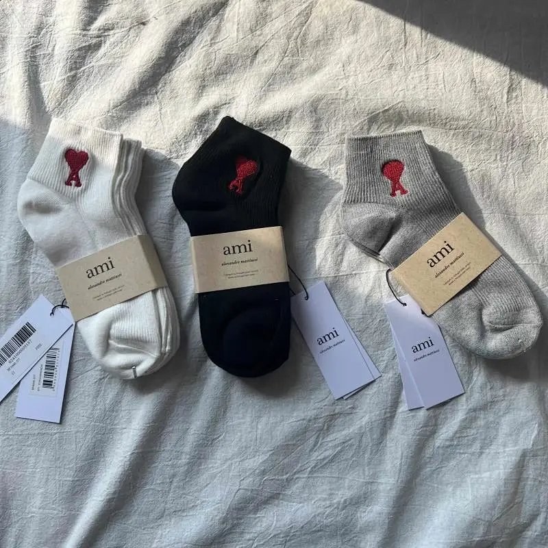 3 pair a set AMI socks