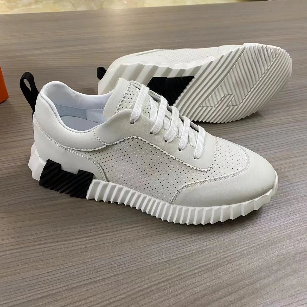 Figure 24 Off-White Perforated Leather Upper
