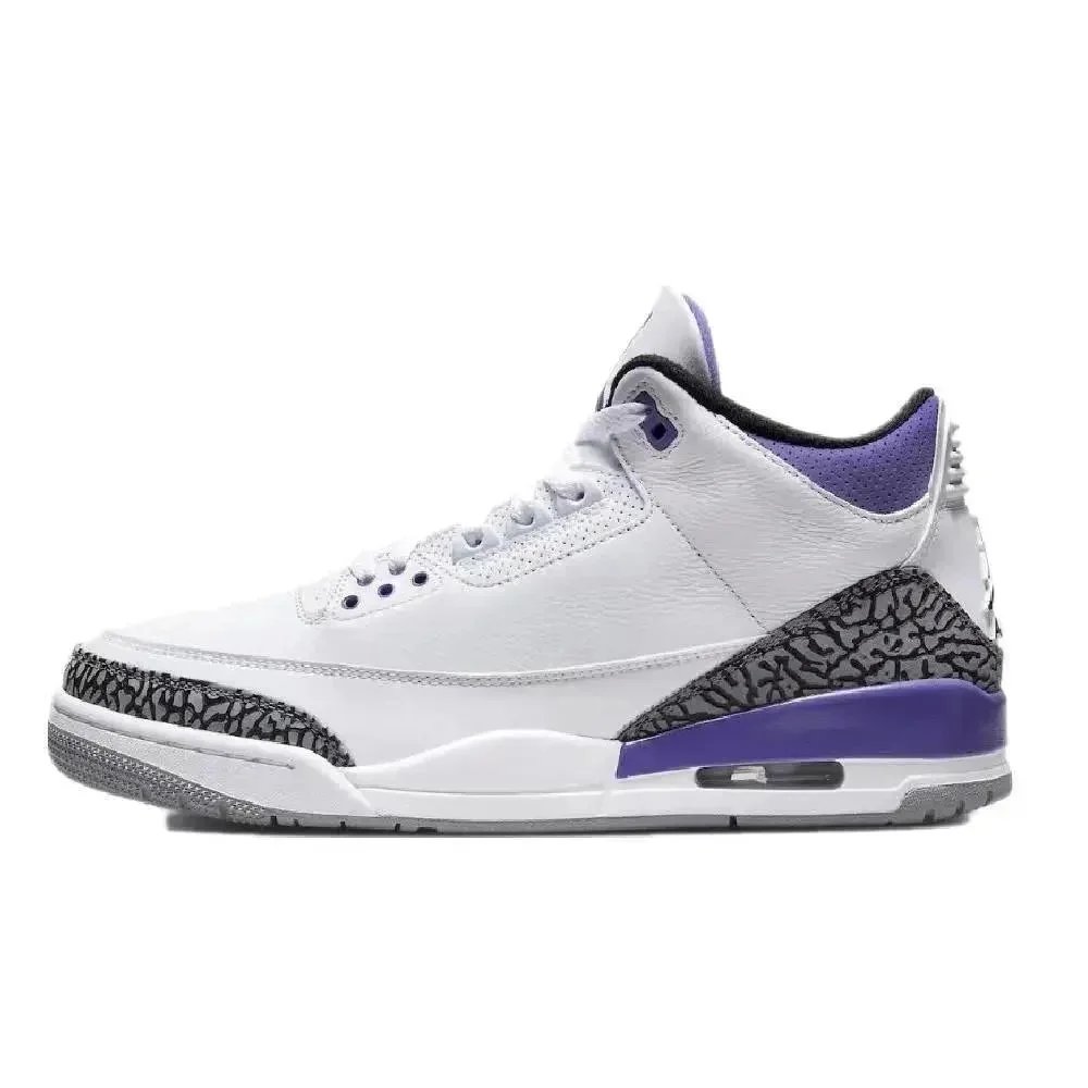AJ3-White & Purple*top quality