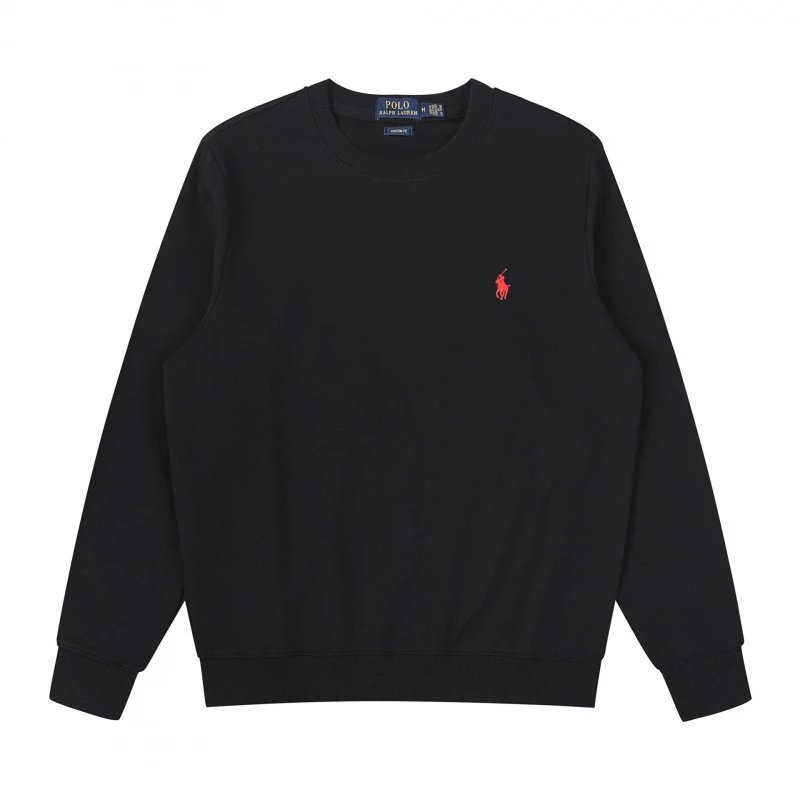 Crewneck Black Red Logo