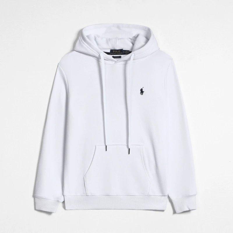 Pullover White Black Logo