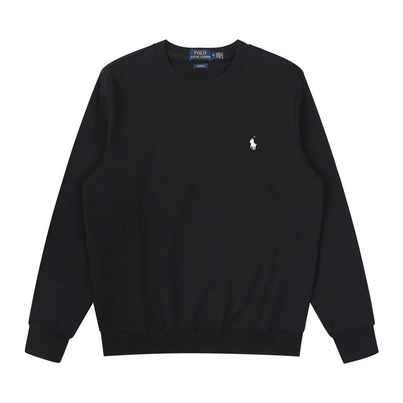 Crewneck Black White Logo