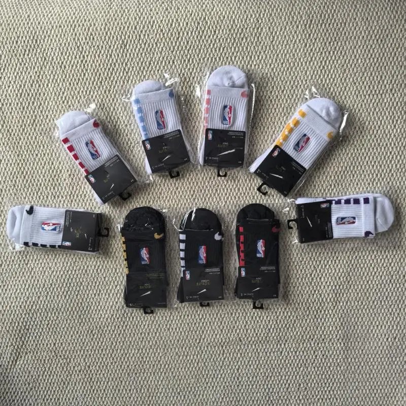 Nike Elite Crew NBA Black Socks - 9