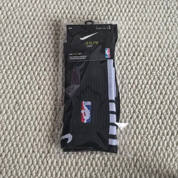 Nike Elite Crew NBA Black Socks - 1