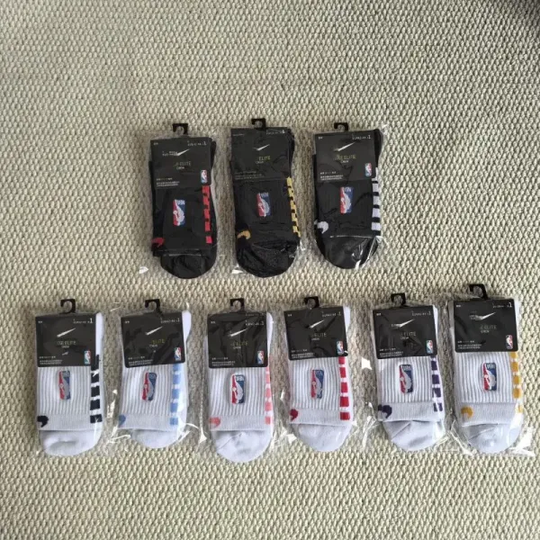 Nike Elite Crew NBA Black Socks - 8
