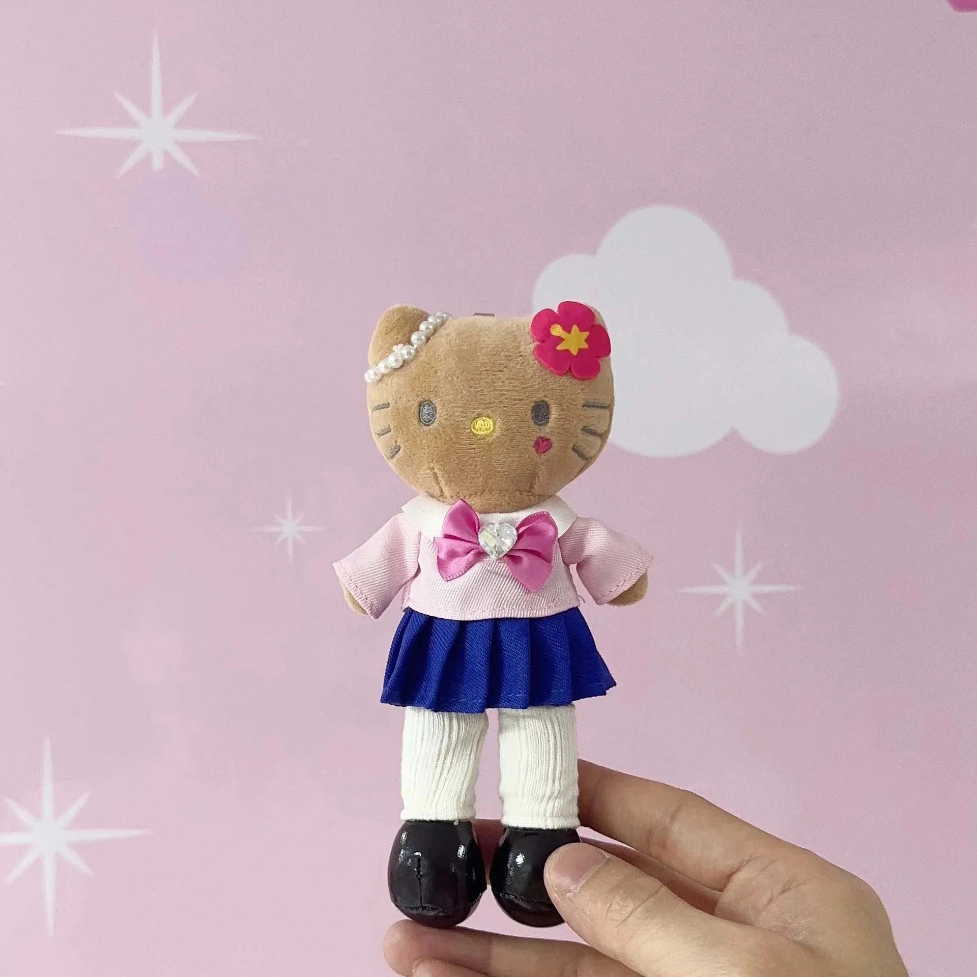 16cm-long legs black leather heart-shaped buckle KT