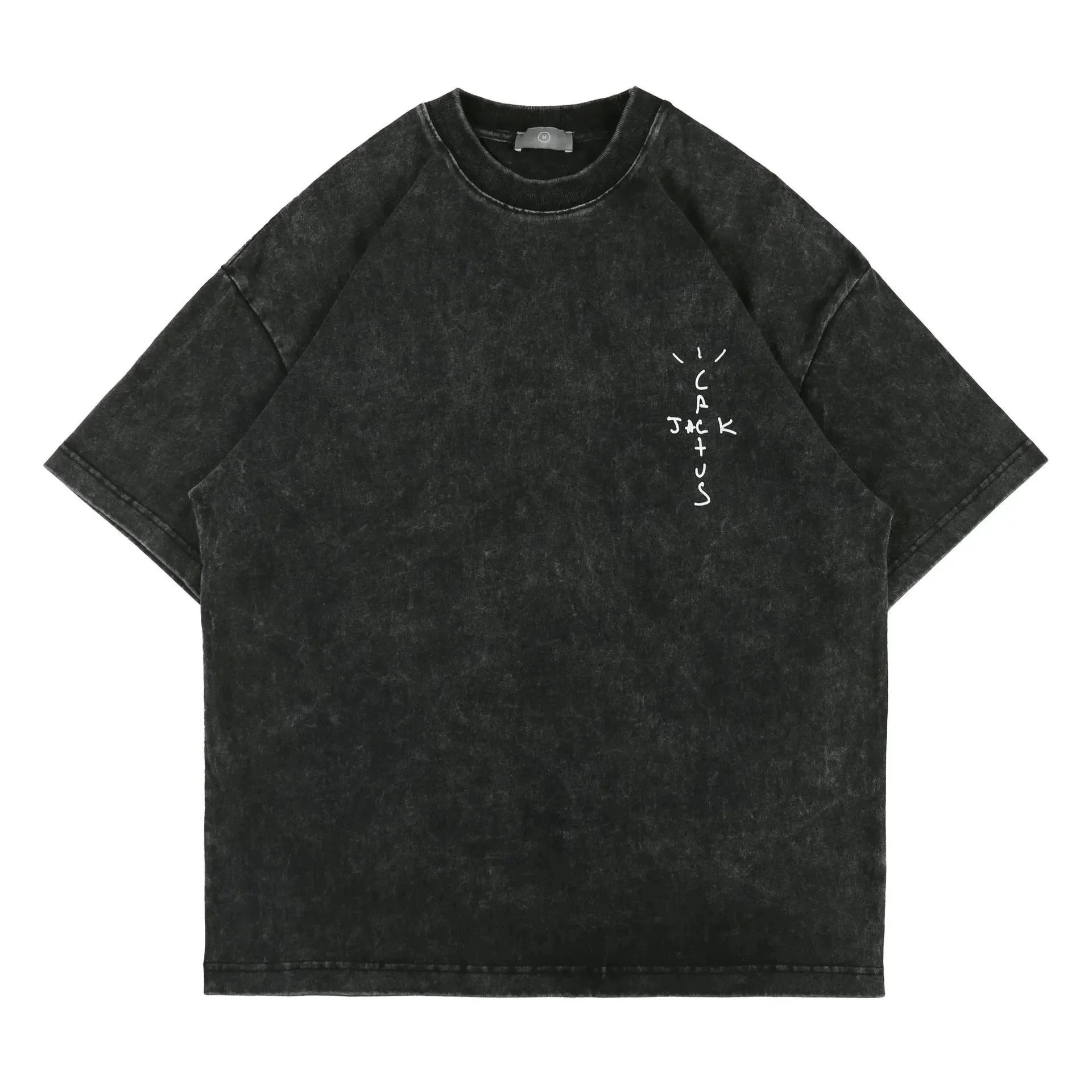 Travis Scott Cactus Jack Acid-Wash Short-Sleeve T-