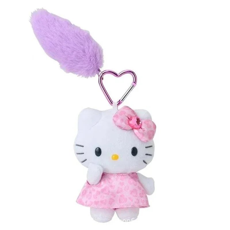 Pink leopard-print heart-buckle KT