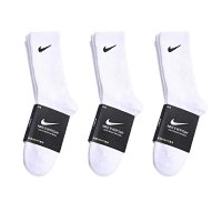 three pairs of  white long