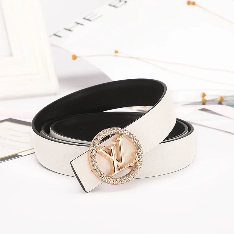 Louis Vuitton Belts Tiger-head buckle belt with monogram and graphic patches — 22