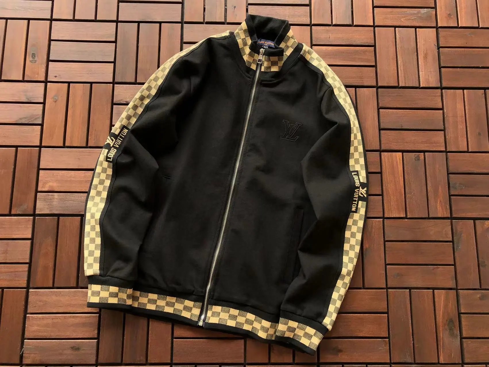 Louis Vuitton Monogram zip-up jacket and jogger trousers — 19
