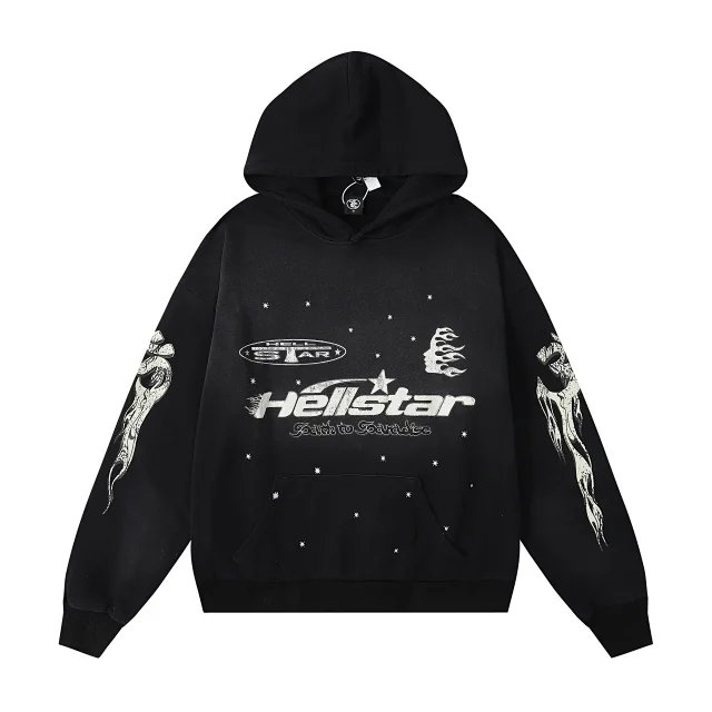 Hellstar Hoodies & Sweatshirts Graphic Pullover Hoodie product detail image 7