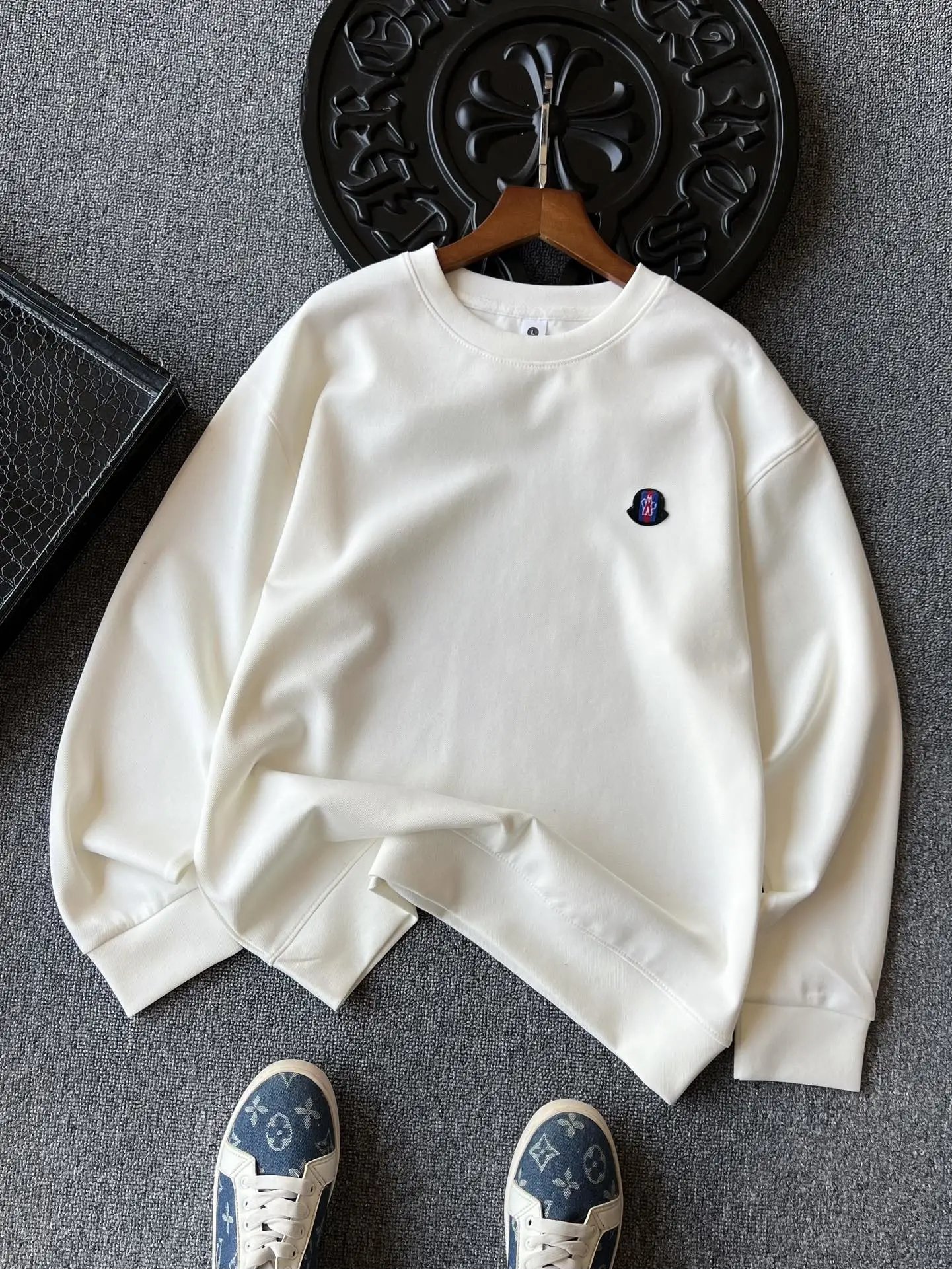Moncler Half-Zip Polo Black Top Polo Shirt - 13