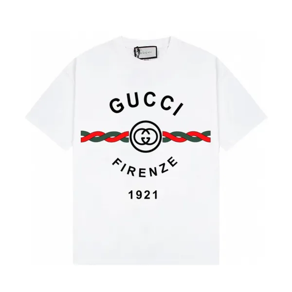Gucci Firenze 1921 Logo T-Shirt White - 12