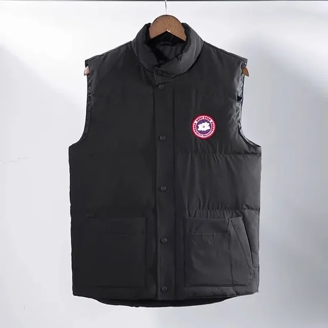 Canada Goose Vests Padded stand-collar snap-front vest with patch pockets product detail image 4