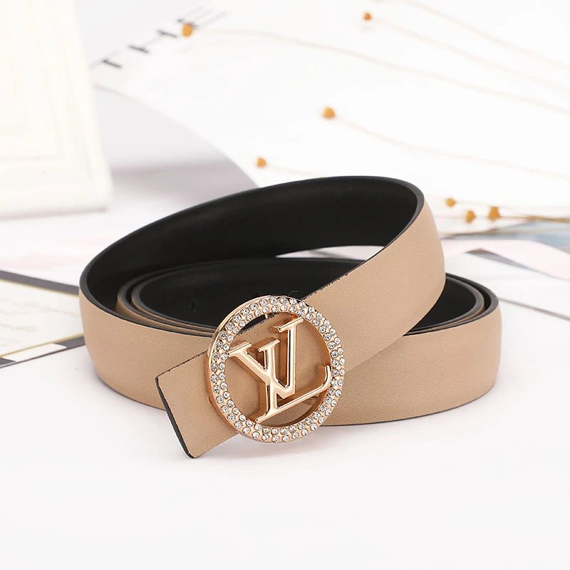 Louis Vuitton Belts Tiger-head buckle belt with monogram and graphic patches — 28