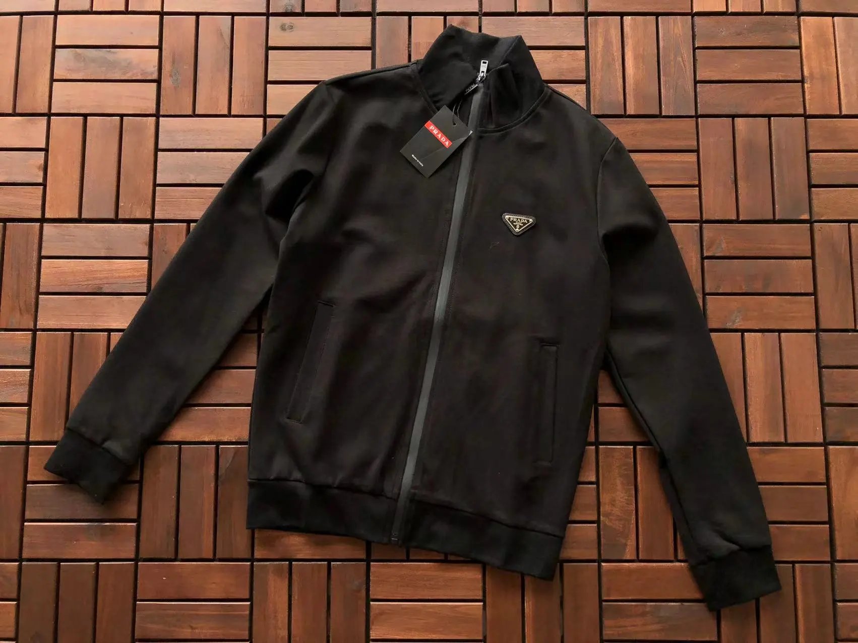 Prada Jackets Zip-up and utility jacket designs — 11