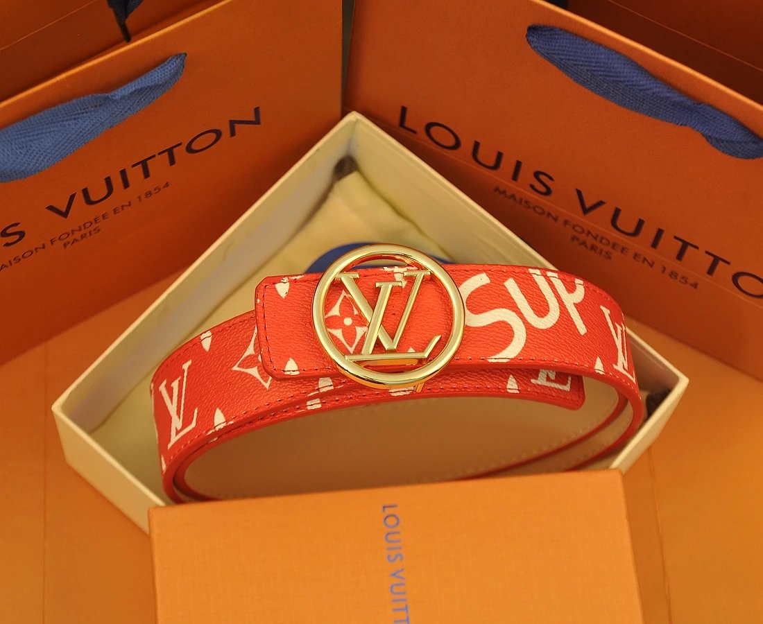 Louis Vuitton Belts LV initial buckle belt — 19