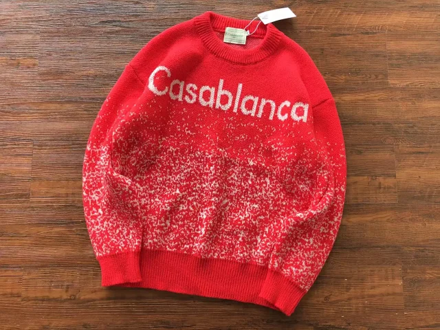 Casablanca Knitwear Logo Jacquard Knit Sweater product detail image 5