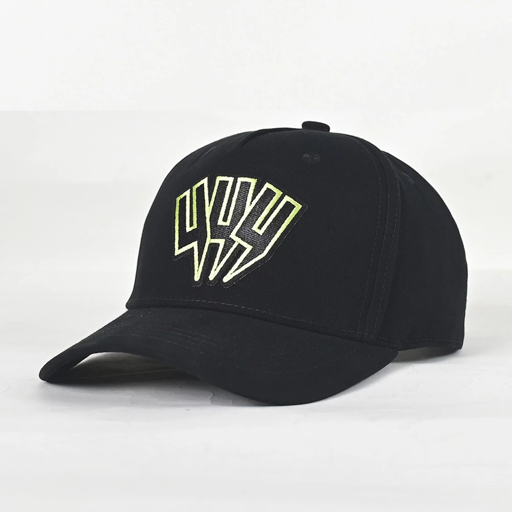 Unbranded Hats Mesh-back trucker cap with embroidered lightning graphic image 9
