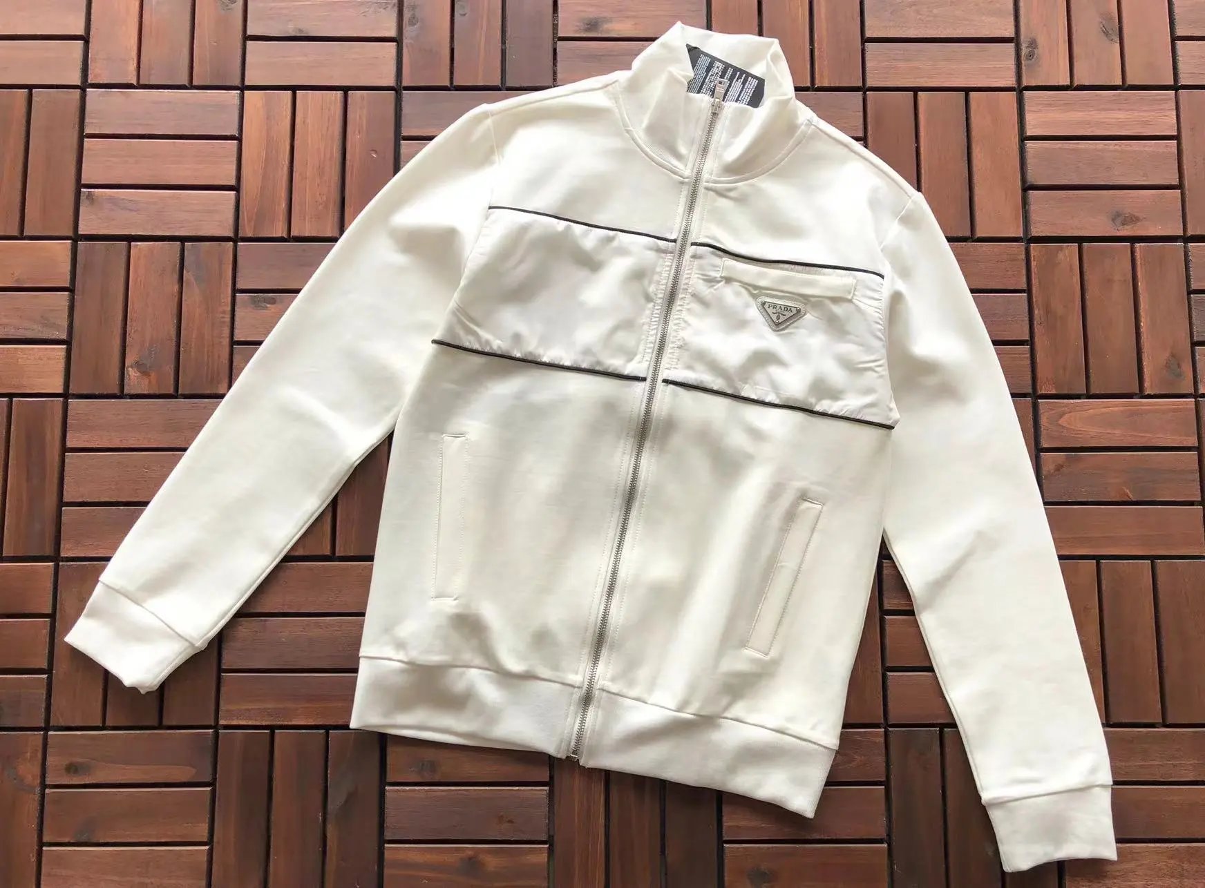 Prada Jackets Zip-up and utility jacket designs image 8