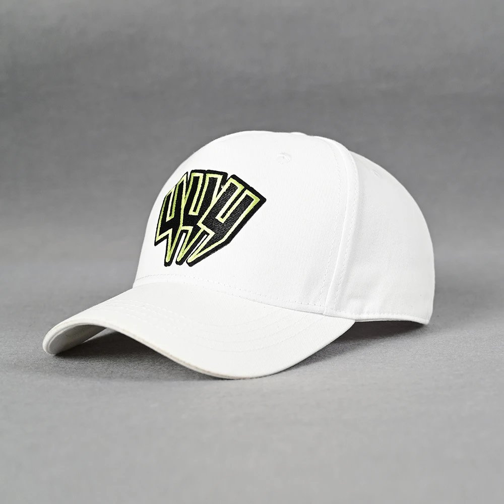 Unbranded Hats Mesh-back trucker cap with embroidered lightning graphic — 15