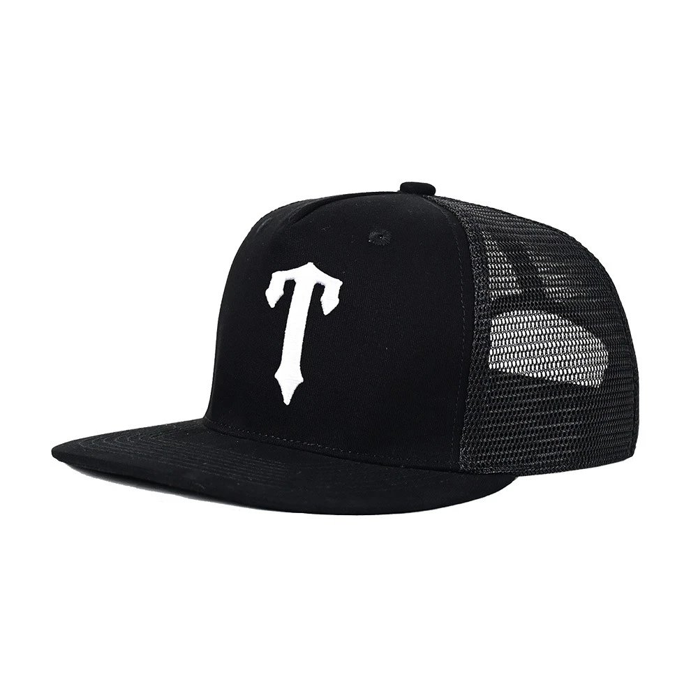 Unbranded Hats Mesh-back trucker cap with embroidered lightning graphic — 22