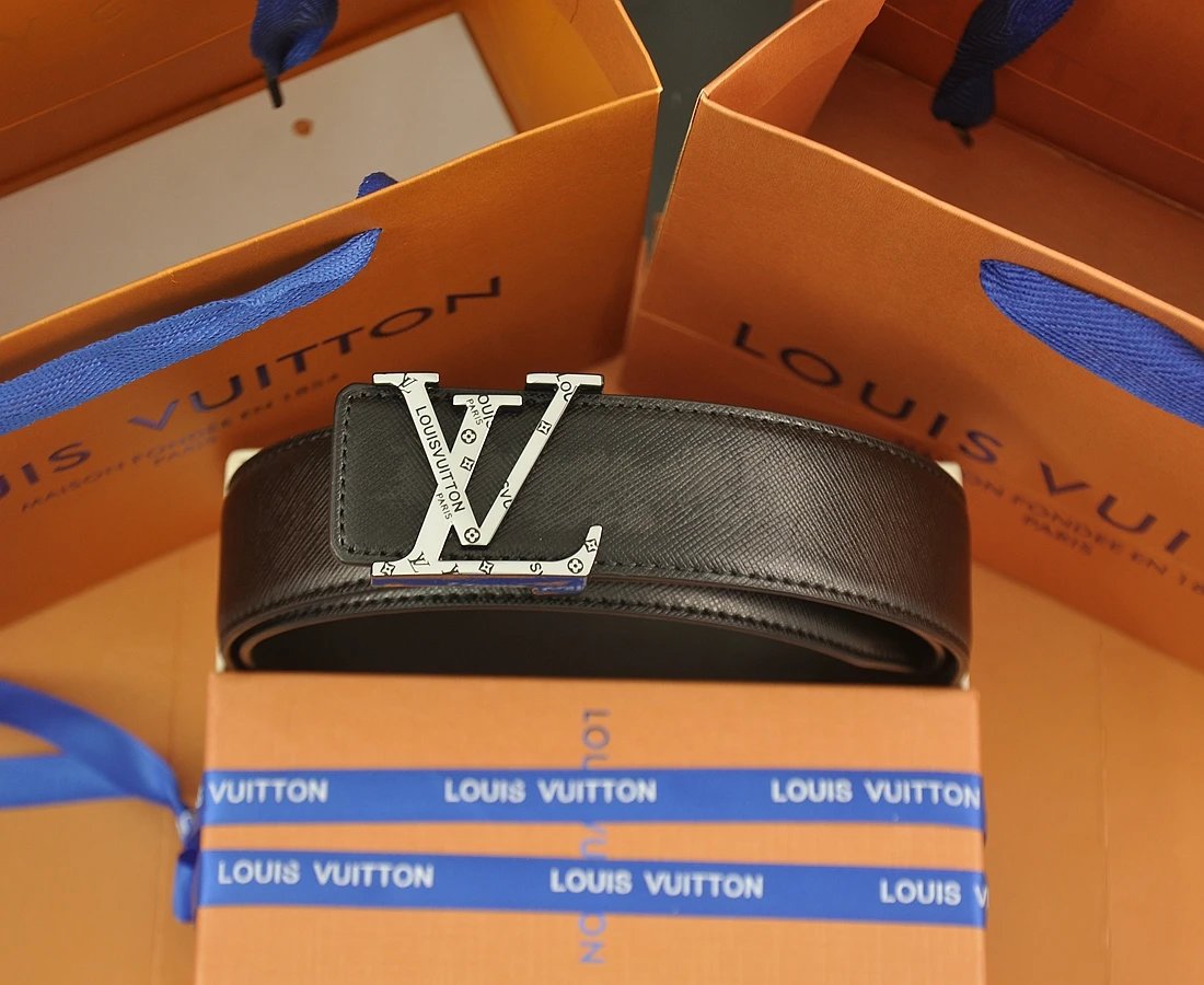 Louis Vuitton Belts LV initial buckle belt image 11