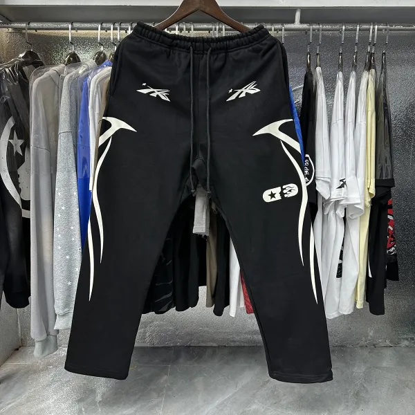 Reebok x A Bathing Ape Graphic Sweatpants Black - 1