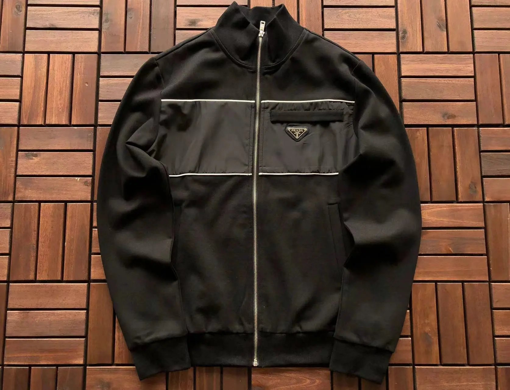 Prada Jackets Zip-up and utility jacket designs image 6
