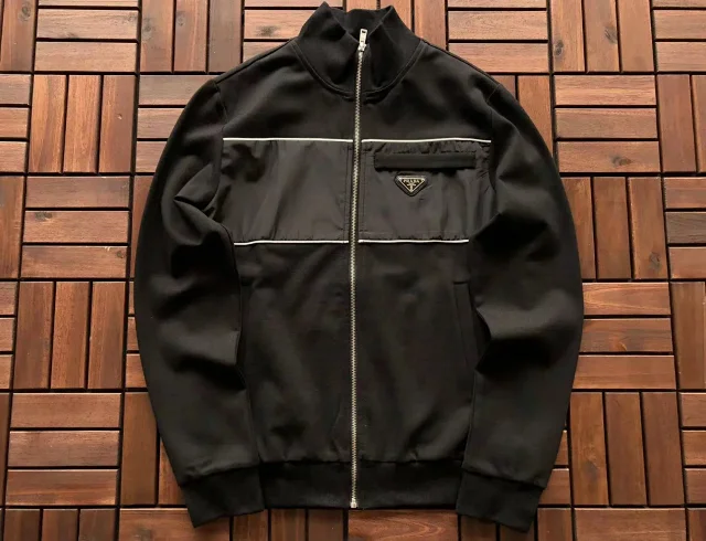 Prada Jackets Zip-up and utility jacket designs product detail image 6