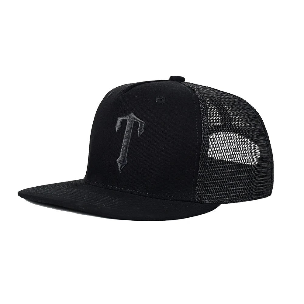 Unbranded Hats Mesh-back trucker cap with embroidered lightning graphic — 23