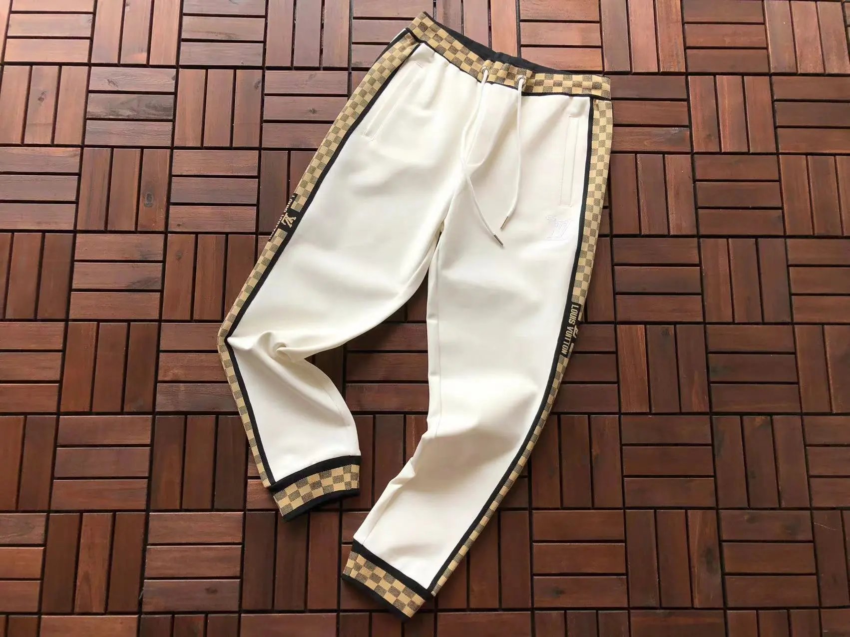 Louis Vuitton Monogram zip-up jacket and jogger trousers — 22